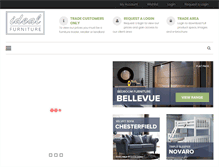 Tablet Screenshot of idealfurn.com